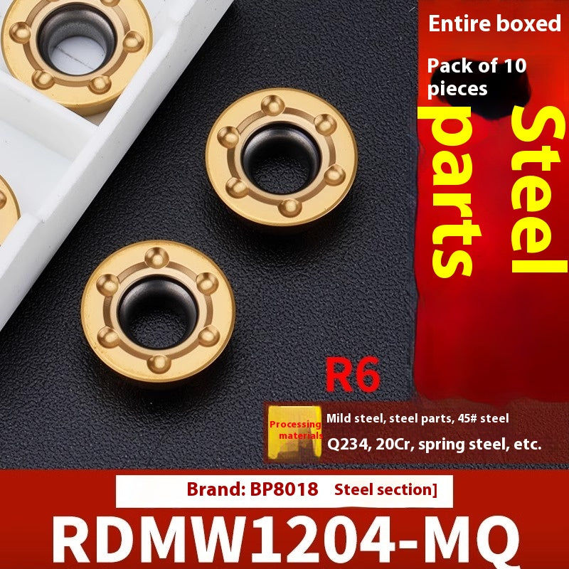 2042-CNC milling inserts, RPMW carbide R5 machining center, R4 milling machine, R6 milling inserts, RPMT round cutter cutters Shandong Denso Pricision Tools Co.,Ltd.